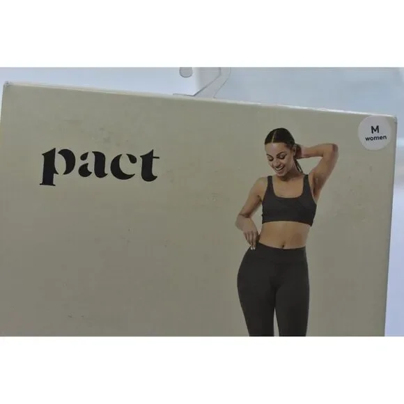 Pact Vineyard Floral Raven Go To Leggings Grey Floral Yoga Athleisure Womens M - Picture 6 of 7